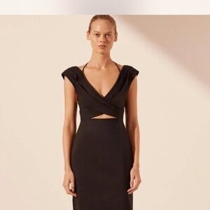 Shona Joy Black Maxi Dress